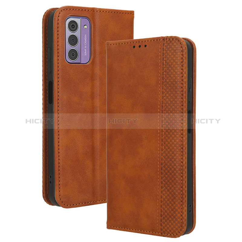 Funda de Cuero Cartera con Soporte Carcasa BY4 para Nokia G310 5G Marron