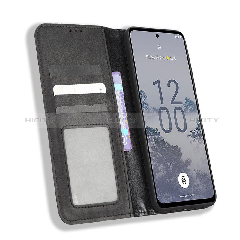 Funda de Cuero Cartera con Soporte Carcasa BY4 para Nokia X30 5G