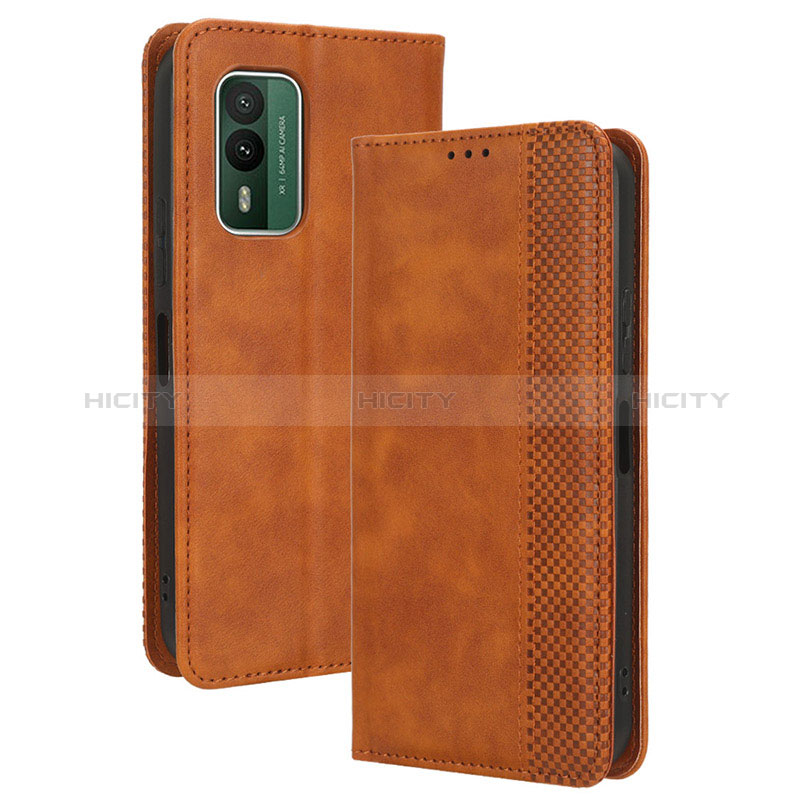 Funda de Cuero Cartera con Soporte Carcasa BY4 para Nokia XR21