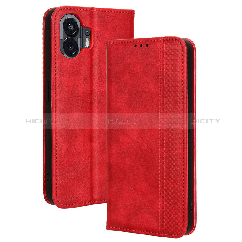 Funda de Cuero Cartera con Soporte Carcasa BY4 para Nothing Phone 2