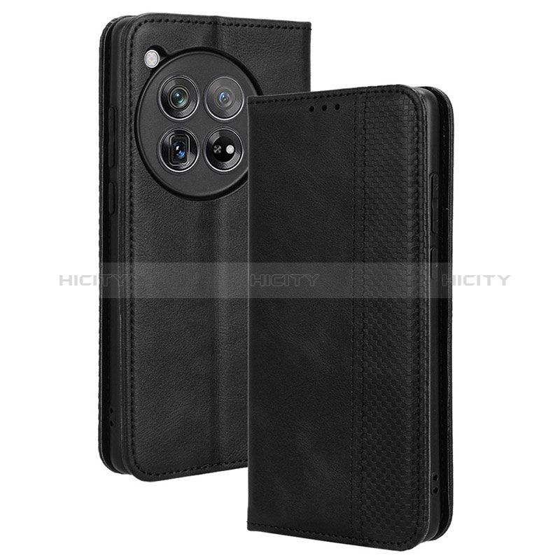 Funda de Cuero Cartera con Soporte Carcasa BY4 para OnePlus 12 5G