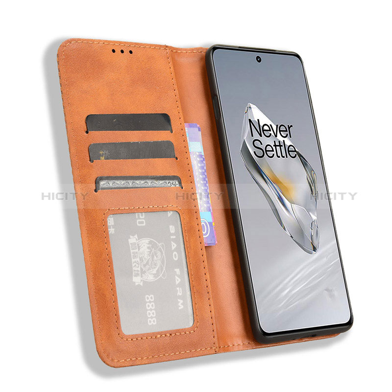 Funda de Cuero Cartera con Soporte Carcasa BY4 para OnePlus 12 5G