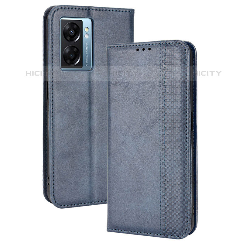 Funda de Cuero Cartera con Soporte Carcasa BY4 para OnePlus Nord N300 5G Azul