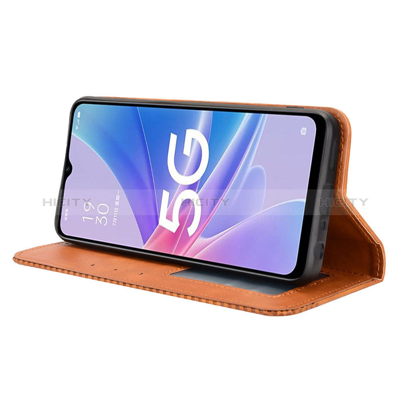 Funda de Cuero Cartera con Soporte Carcasa BY4 para Oppo A1 Pro 5G