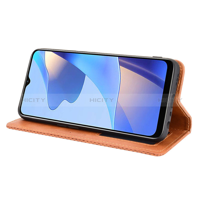 Funda de Cuero Cartera con Soporte Carcasa BY4 para Oppo A16