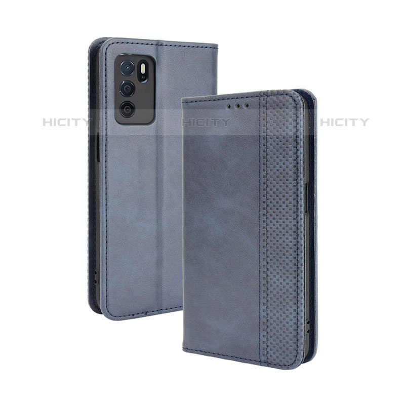 Funda de Cuero Cartera con Soporte Carcasa BY4 para Oppo A16s