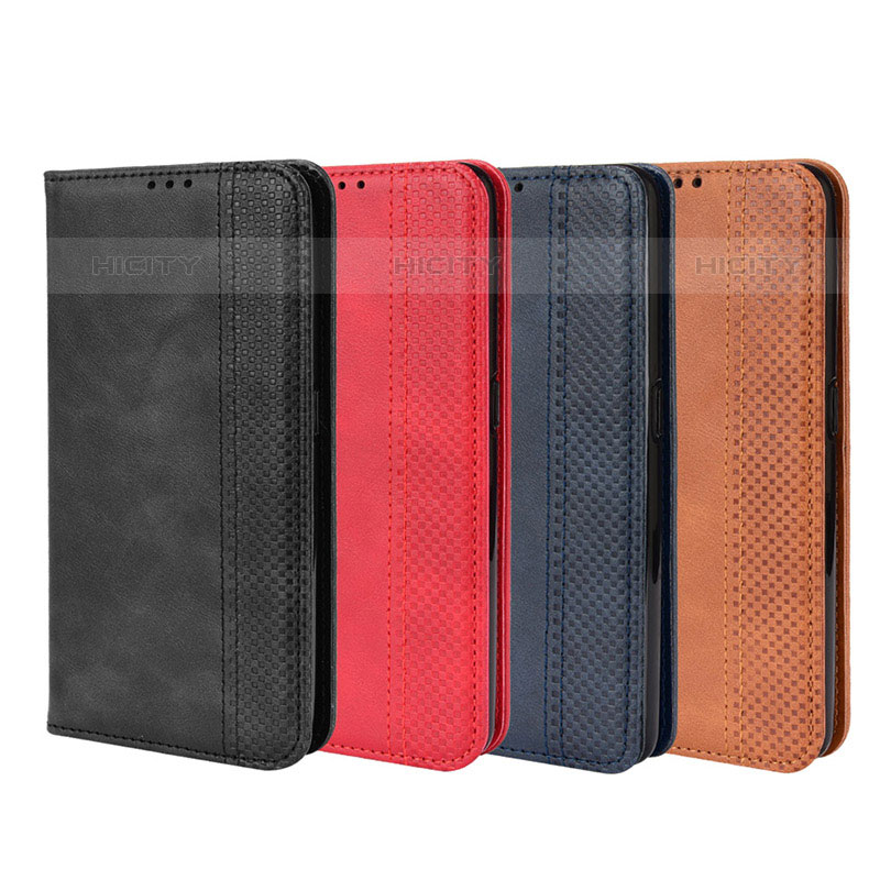 Funda de Cuero Cartera con Soporte Carcasa BY4 para Oppo A55S 5G