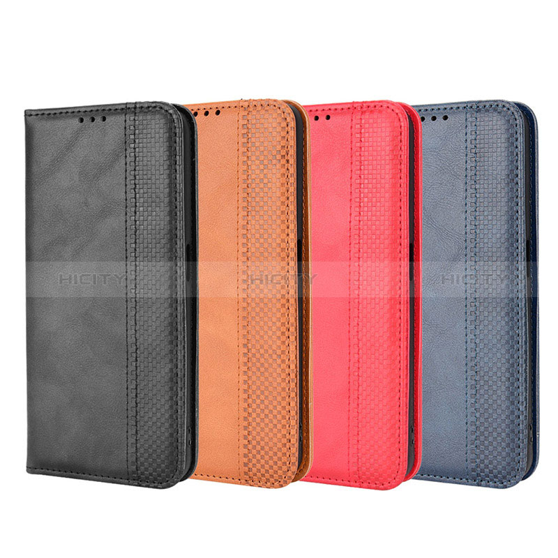 Funda de Cuero Cartera con Soporte Carcasa BY4 para Oppo A56S 5G