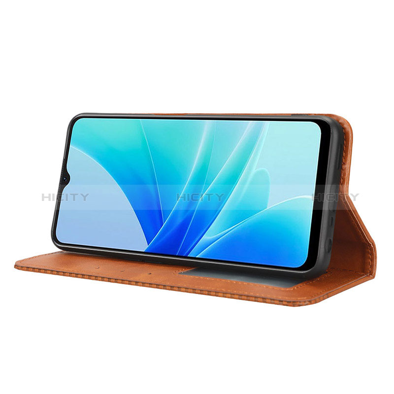 Funda de Cuero Cartera con Soporte Carcasa BY4 para Oppo A77 4G