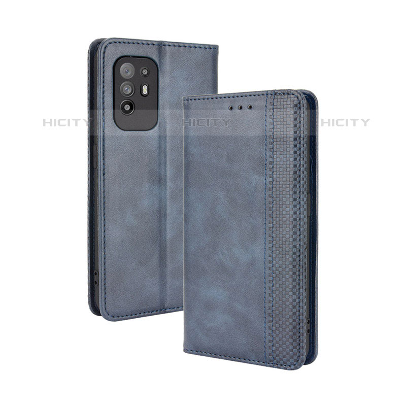 Funda de Cuero Cartera con Soporte Carcasa BY4 para Oppo A94 5G