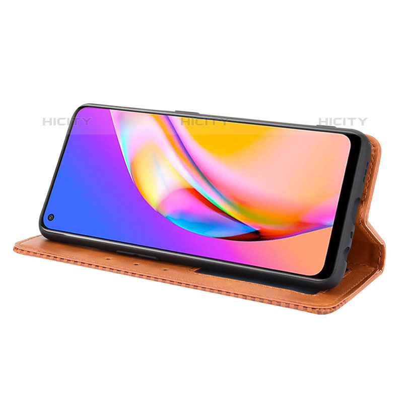 Funda de Cuero Cartera con Soporte Carcasa BY4 para Oppo A95 5G