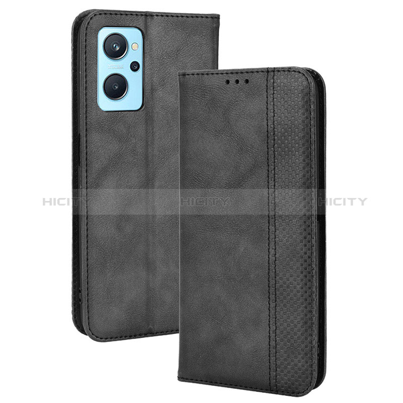 Funda de Cuero Cartera con Soporte Carcasa BY4 para Oppo A96 4G