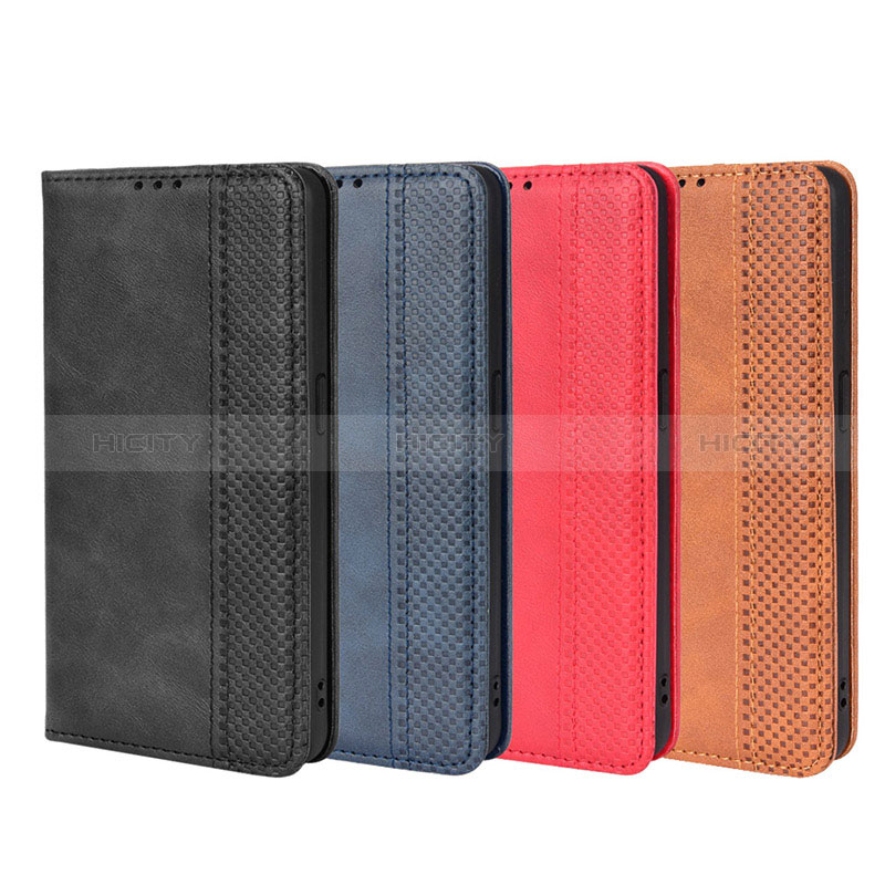 Funda de Cuero Cartera con Soporte Carcasa BY4 para Oppo A96 5G