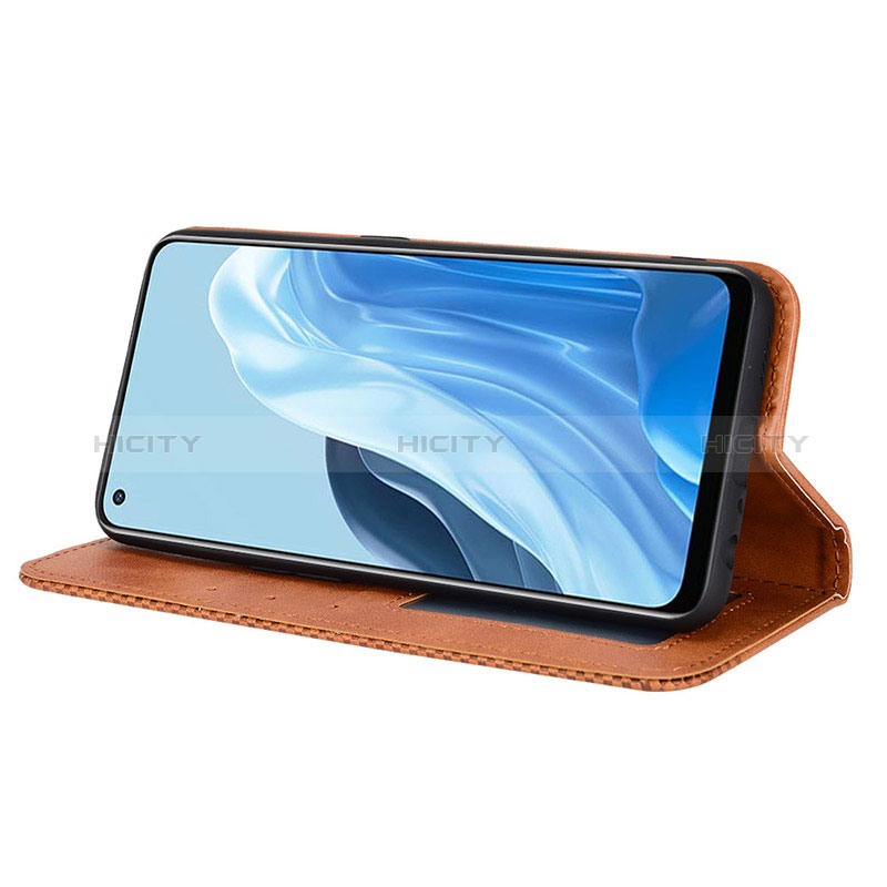 Funda de Cuero Cartera con Soporte Carcasa BY4 para Oppo Find X5 Lite 5G