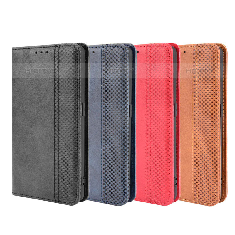 Funda de Cuero Cartera con Soporte Carcasa BY4 para Oppo Reno6 Z 5G