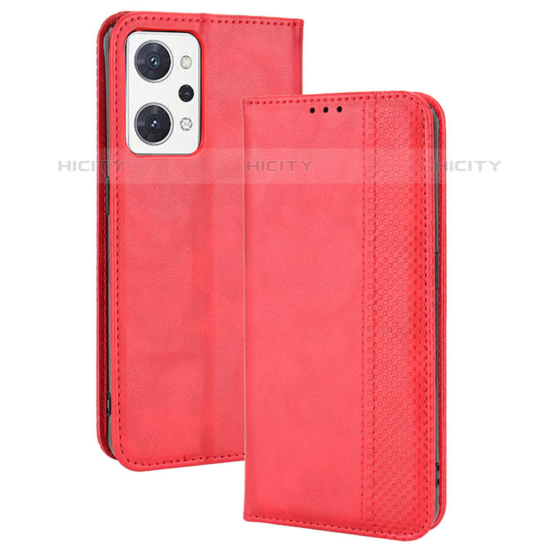 Funda de Cuero Cartera con Soporte Carcasa BY4 para Oppo Reno7 A