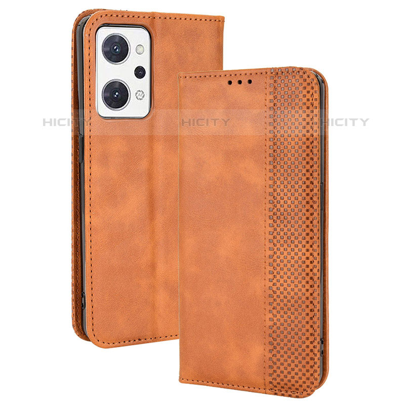 Funda de Cuero Cartera con Soporte Carcasa BY4 para Oppo Reno7 A