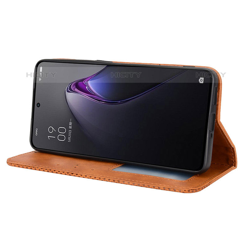 Funda de Cuero Cartera con Soporte Carcasa BY4 para Oppo Reno8 5G