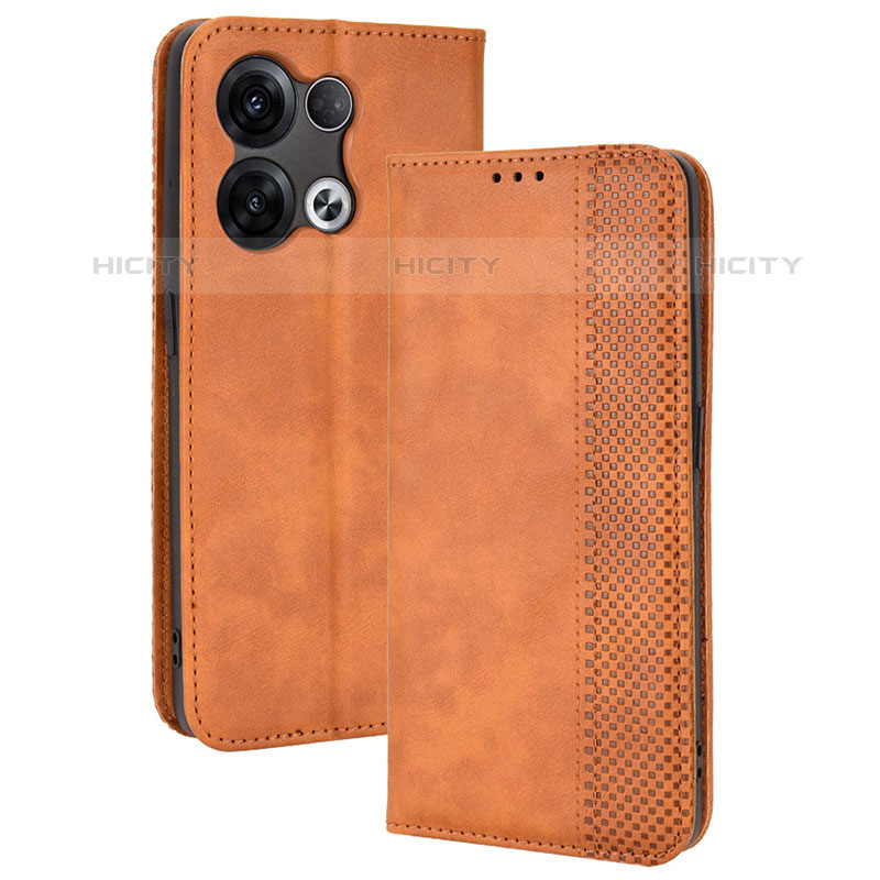 Funda de Cuero Cartera con Soporte Carcasa BY4 para Oppo Reno8 Pro 5G