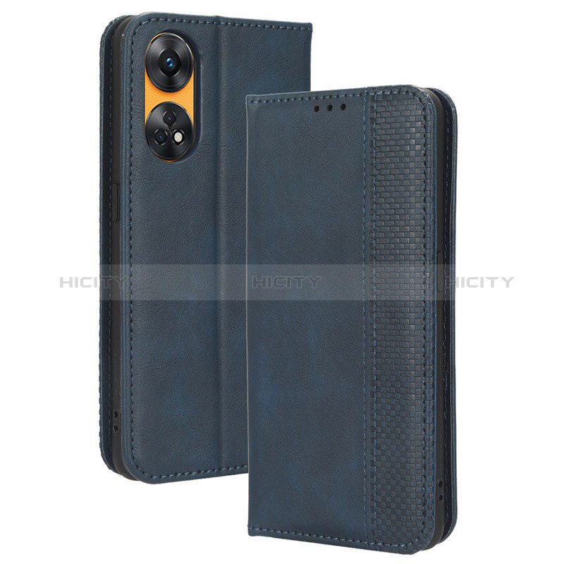 Funda de Cuero Cartera con Soporte Carcasa BY4 para Oppo Reno8 T 4G