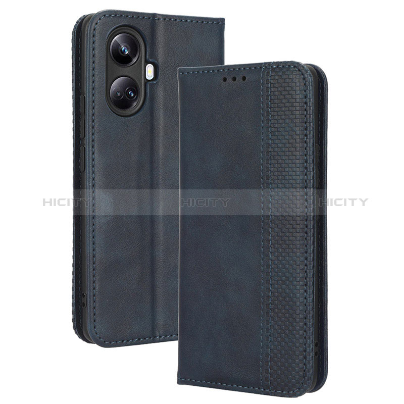 Funda de Cuero Cartera con Soporte Carcasa BY4 para Realme 10 Pro+ Plus 5G