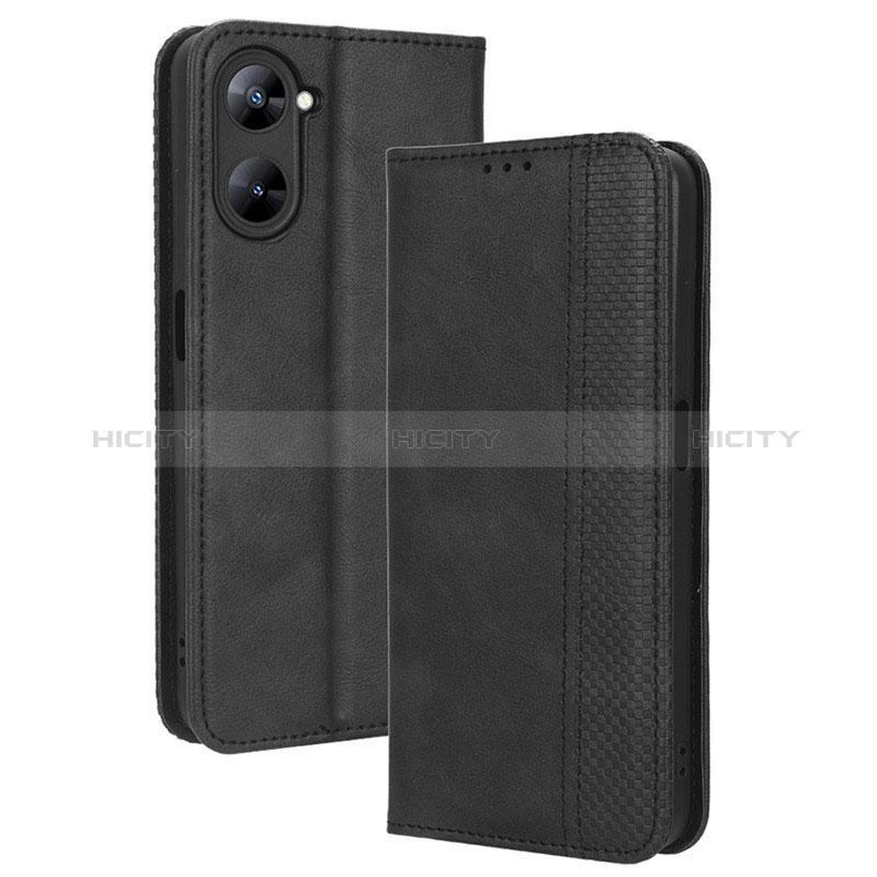 Funda de Cuero Cartera con Soporte Carcasa BY4 para Realme 10S 5G