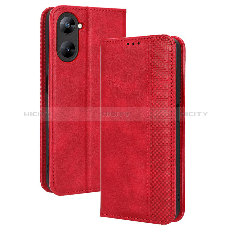 Funda de Cuero Cartera con Soporte Carcasa BY4 para Realme 10S 5G