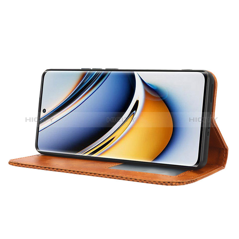 Funda de Cuero Cartera con Soporte Carcasa BY4 para Realme 11 Pro 5G