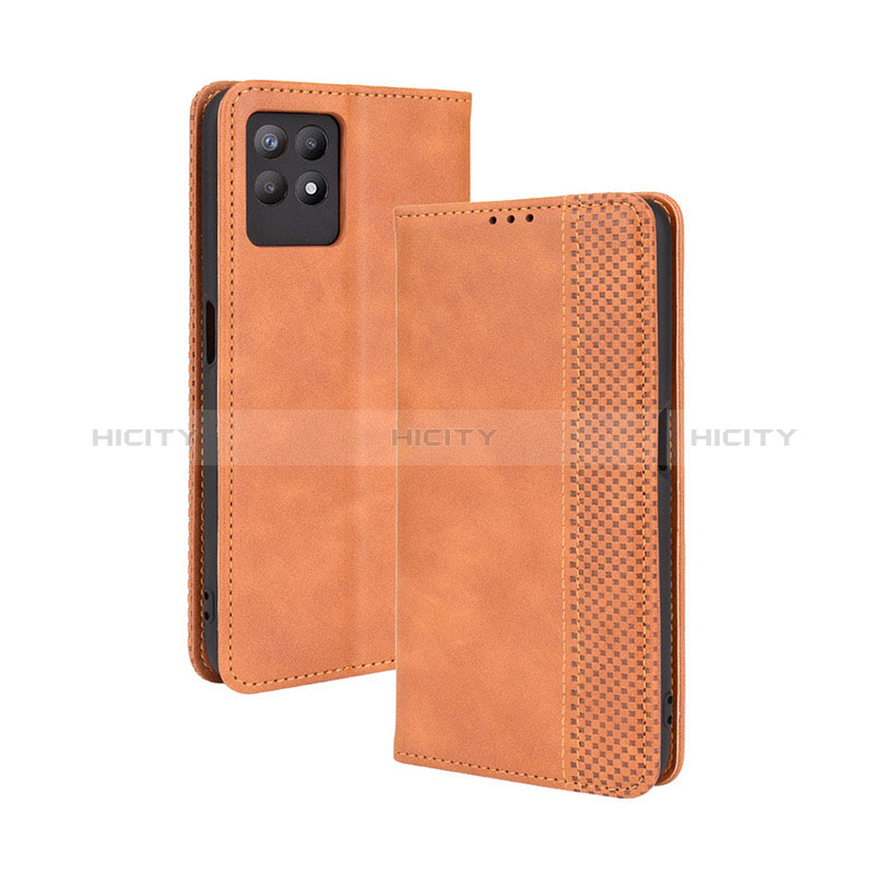 Funda de Cuero Cartera con Soporte Carcasa BY4 para Realme 8i