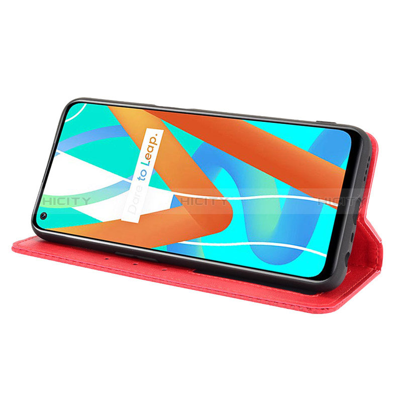 Funda de Cuero Cartera con Soporte Carcasa BY4 para Realme 8s 5G