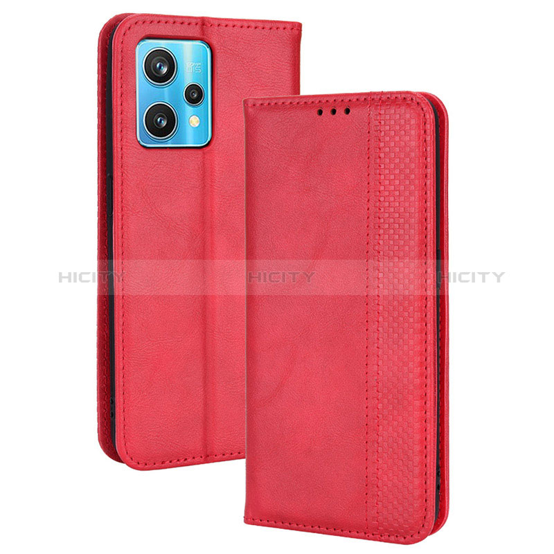 Funda de Cuero Cartera con Soporte Carcasa BY4 para Realme 9 4G