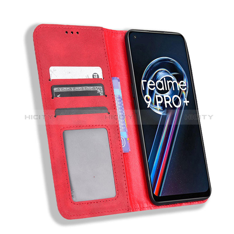 Funda de Cuero Cartera con Soporte Carcasa BY4 para Realme 9 4G