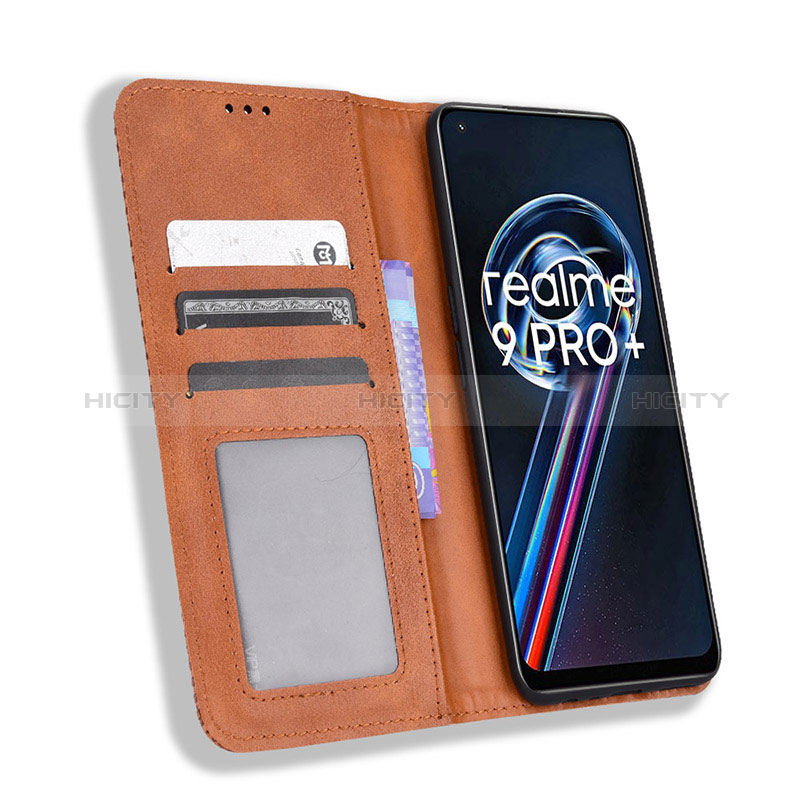 Funda de Cuero Cartera con Soporte Carcasa BY4 para Realme 9 5G