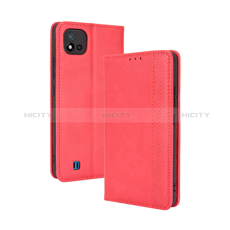 Funda de Cuero Cartera con Soporte Carcasa BY4 para Realme C11 (2021)