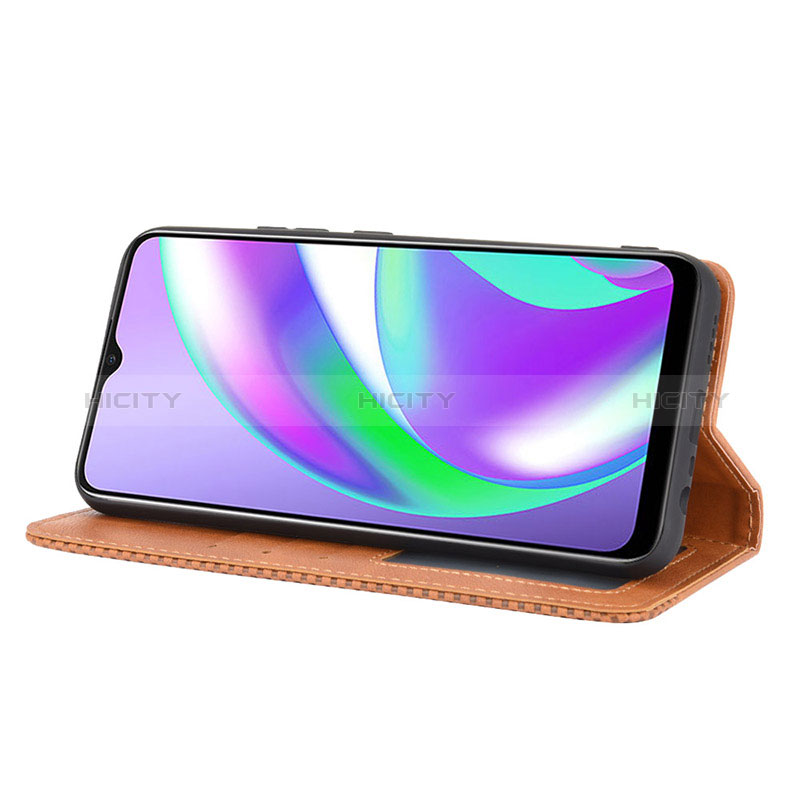 Funda de Cuero Cartera con Soporte Carcasa BY4 para Realme C25S