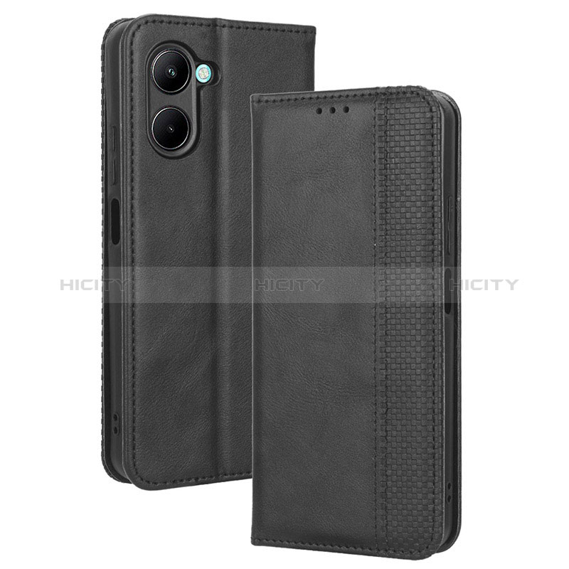 Funda de Cuero Cartera con Soporte Carcasa BY4 para Realme C33 (2023)