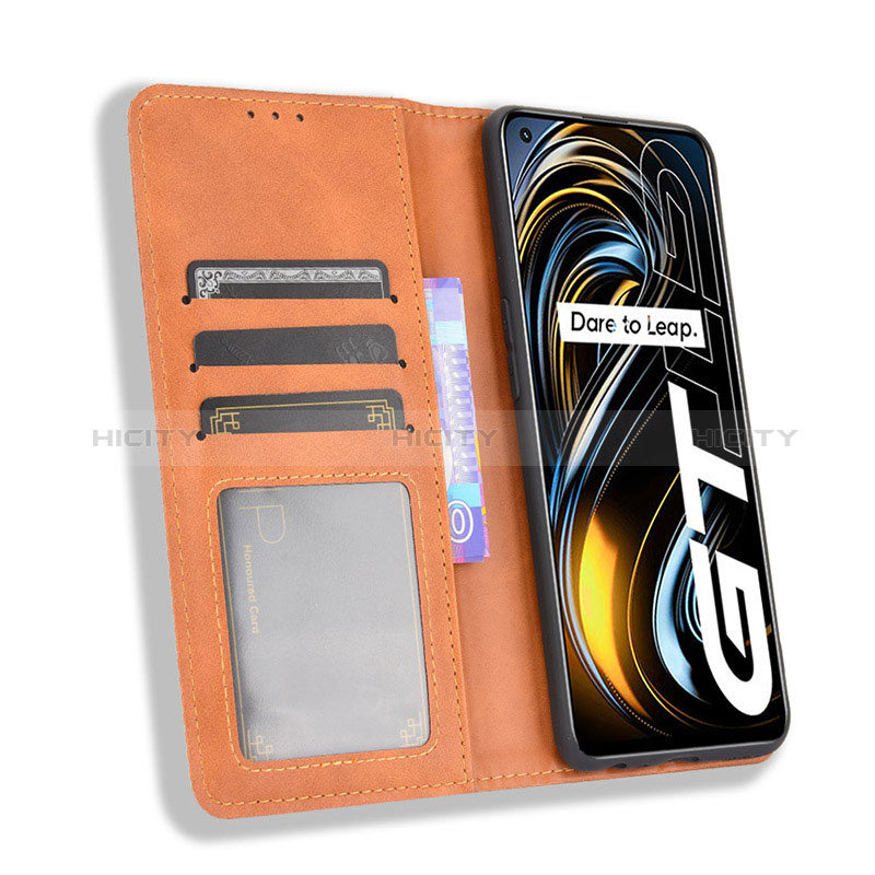 Funda de Cuero Cartera con Soporte Carcasa BY4 para Realme GT Neo 5G