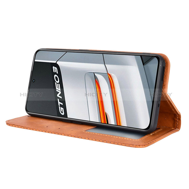 Funda de Cuero Cartera con Soporte Carcasa BY4 para Realme GT Neo3 5G