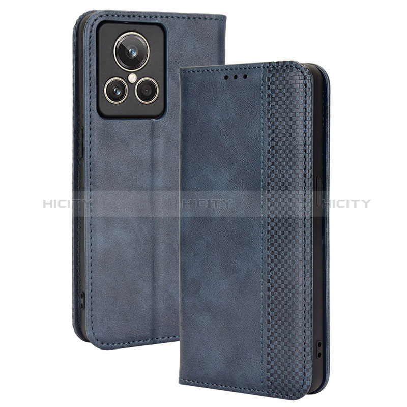 Funda de Cuero Cartera con Soporte Carcasa BY4 para Realme GT2 Master Explorer