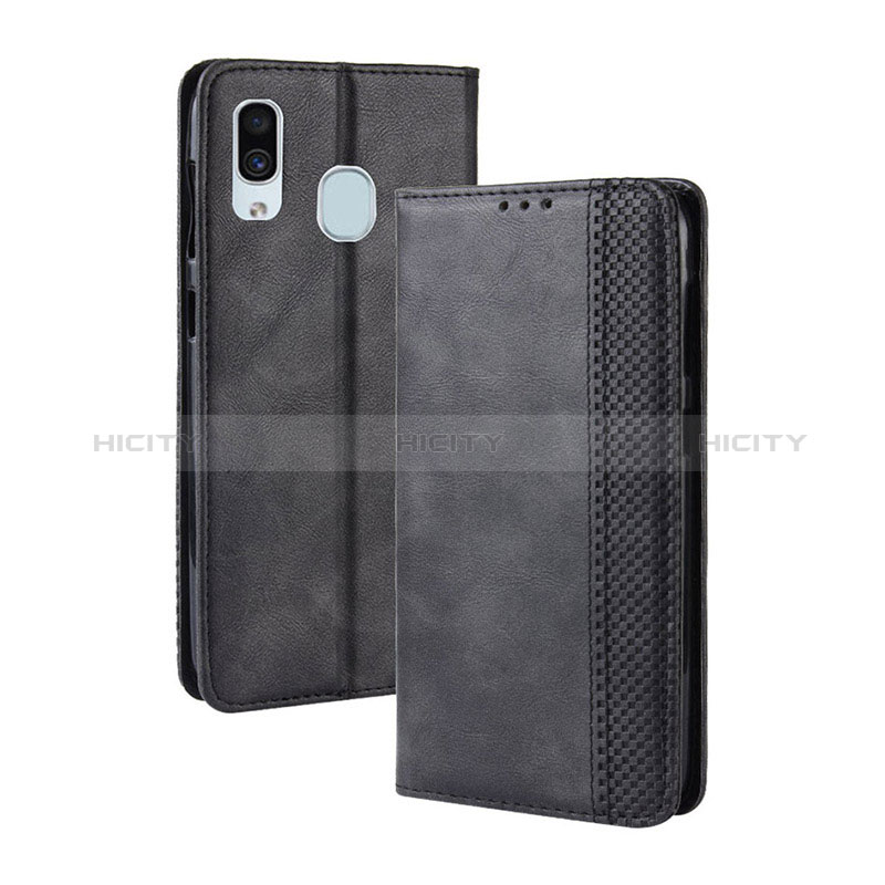 Funda de Cuero Cartera con Soporte Carcasa BY4 para Samsung Galaxy A30