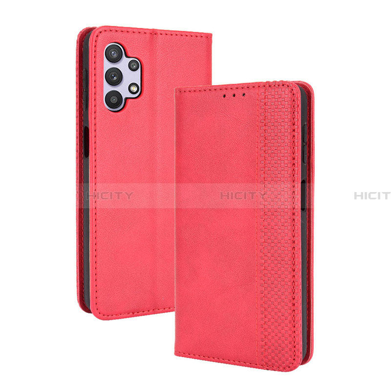 Funda de Cuero Cartera con Soporte Carcasa BY4 para Samsung Galaxy A32 4G