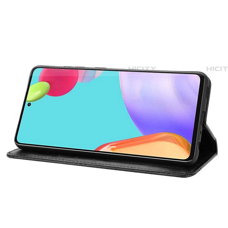 Funda de Cuero Cartera con Soporte Carcasa BY4 para Samsung Galaxy A52 4G