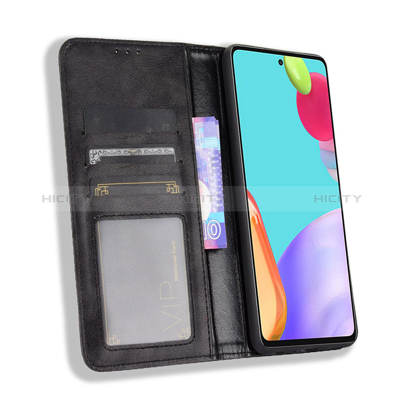 Funda de Cuero Cartera con Soporte Carcasa BY4 para Samsung Galaxy A52s 5G