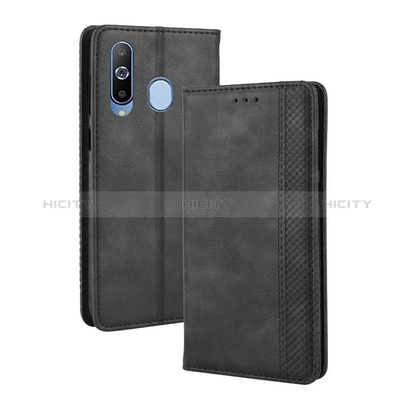 Funda de Cuero Cartera con Soporte Carcasa BY4 para Samsung Galaxy A60