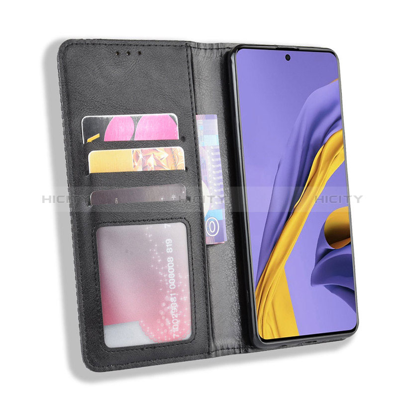 Funda de Cuero Cartera con Soporte Carcasa BY4 para Samsung Galaxy A71 5G