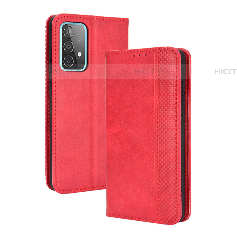 Funda de Cuero Cartera con Soporte Carcasa BY4 para Samsung Galaxy A72 4G