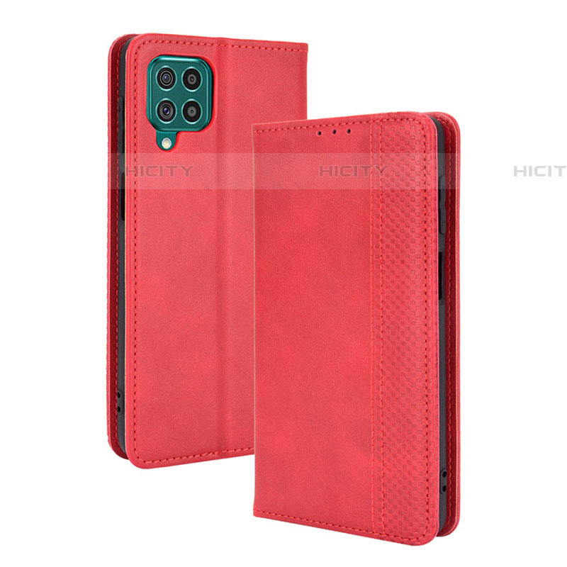 Funda de Cuero Cartera con Soporte Carcasa BY4 para Samsung Galaxy F62 5G