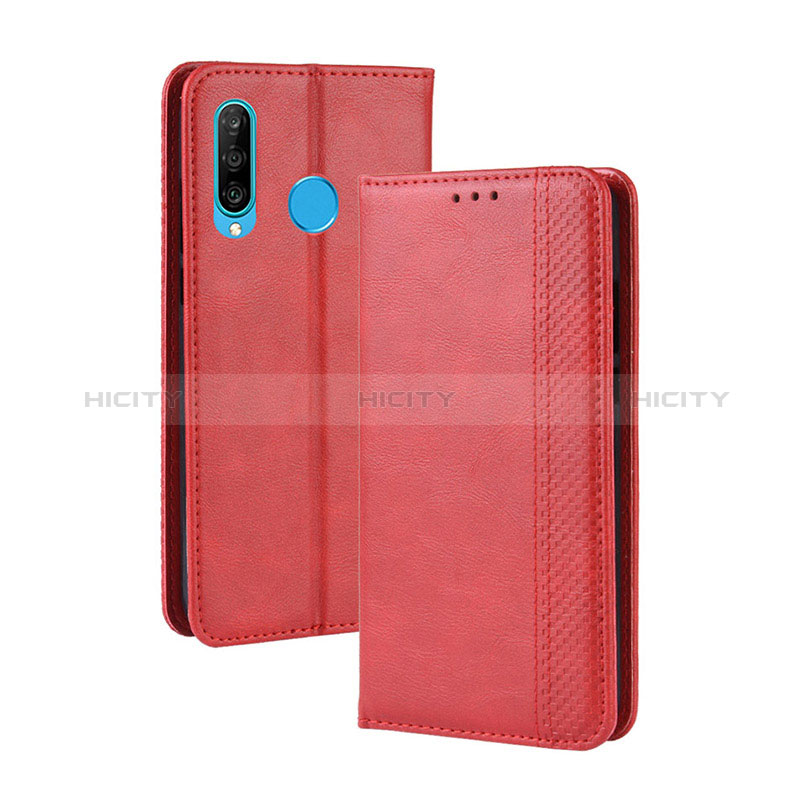 Funda de Cuero Cartera con Soporte Carcasa BY4 para Samsung Galaxy M30