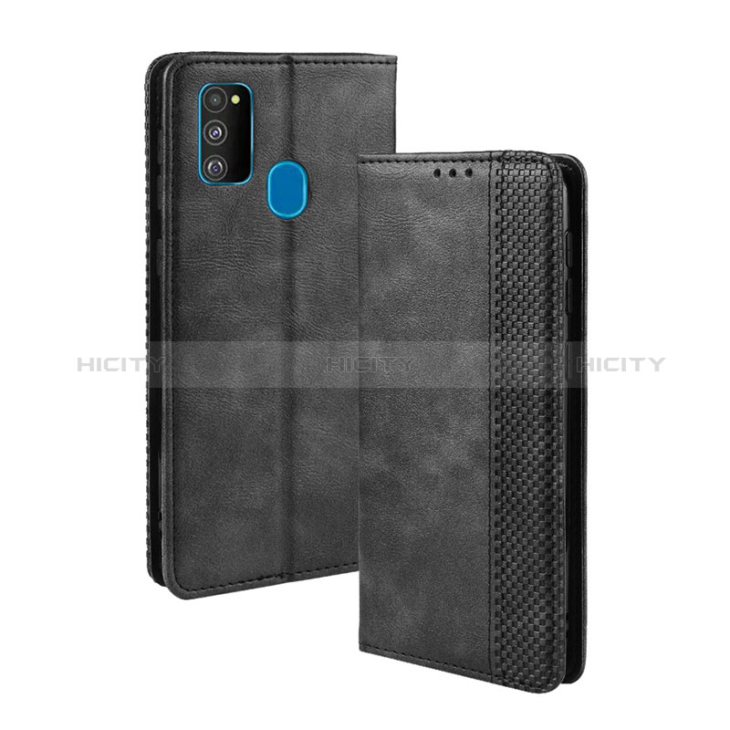 Funda de Cuero Cartera con Soporte Carcasa BY4 para Samsung Galaxy M30s