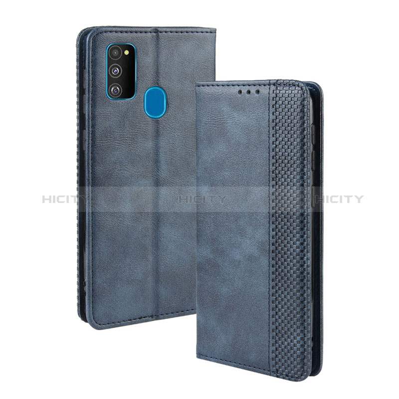 Funda de Cuero Cartera con Soporte Carcasa BY4 para Samsung Galaxy M30s